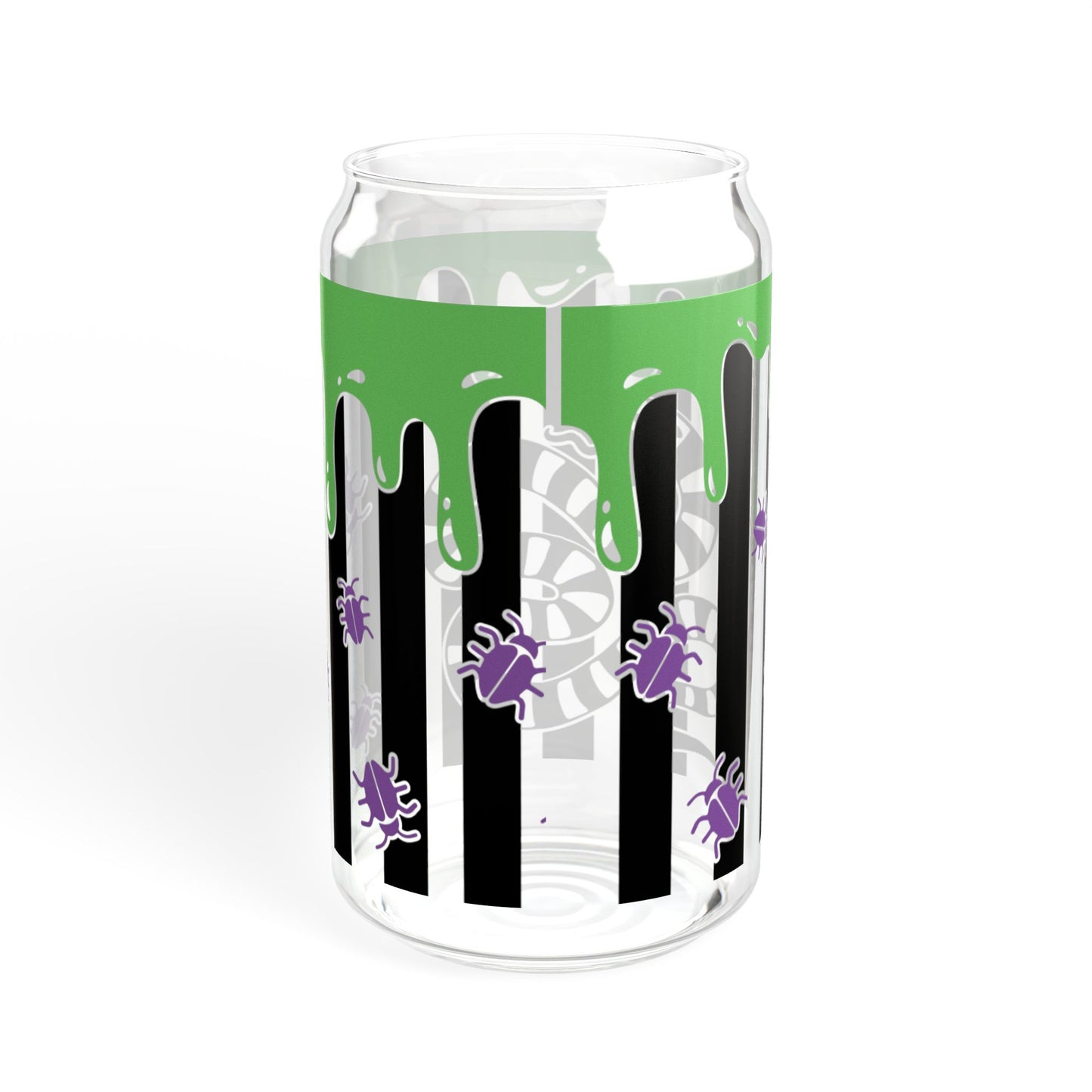 Edgy Snake Sipper Glass, 16oz - Cool Drinkware, Eco-Friendly Jar, Unique Gift, Gothic Home Decor, Reusable Beverage Container