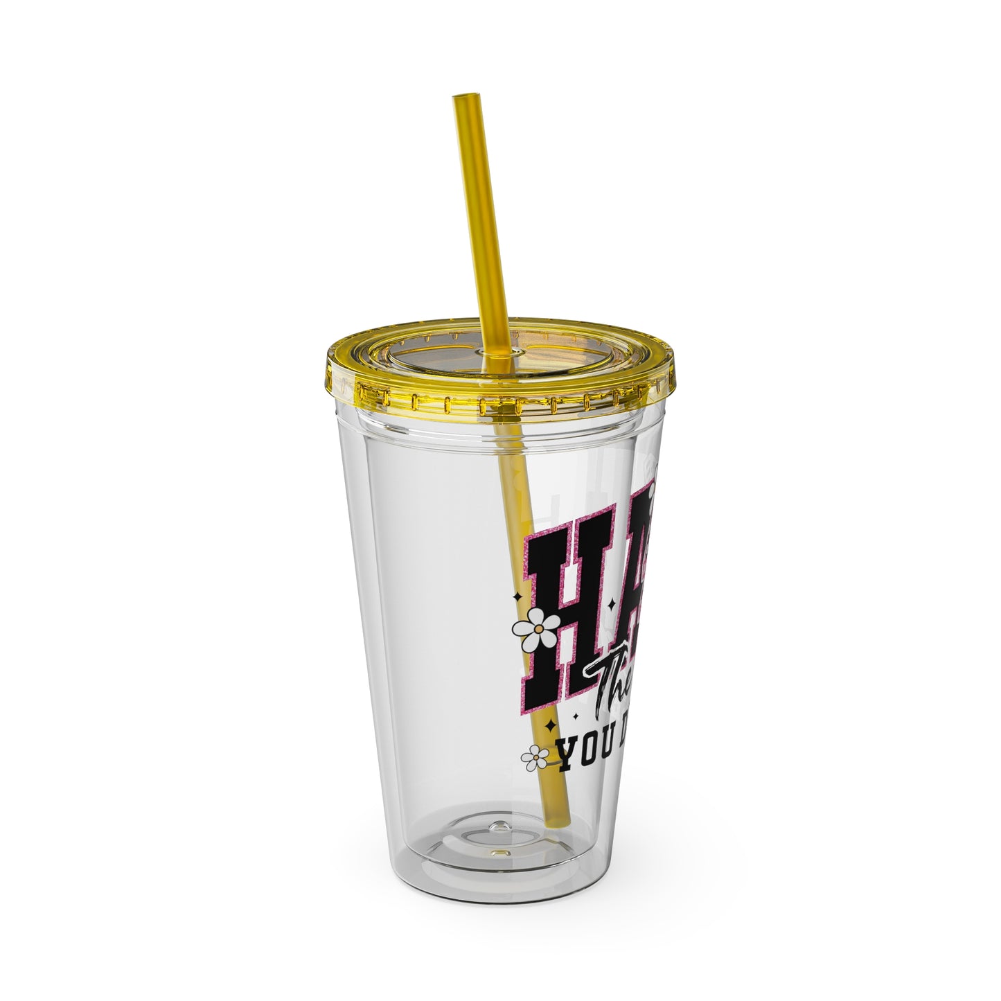“Have the day you deserve” Tumbler - 16oz Travel Cup, Perfect for Daily Hydration, Inspirational Drinkware, Gift for Friends, Office Use, [...]