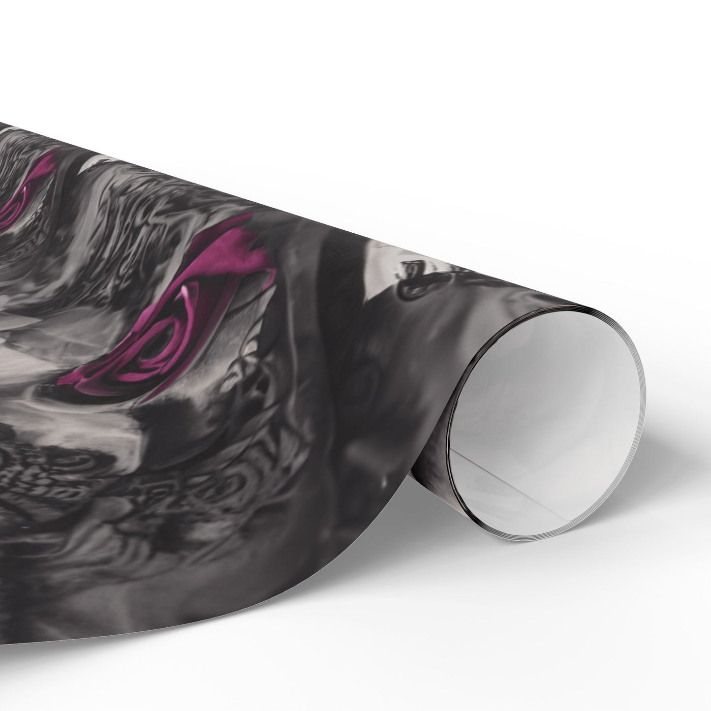 Gothic Skull Wrapping Paper, Unique Gift Wrap, Halloween Decor, Dark Themed Party, Skull Print Gift Wrap, Edgy Wrapping Sheets