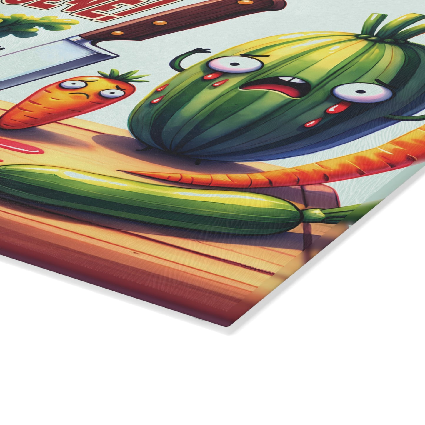Crime Scene Glass Cutting Board – Funny & Unique Kitchen Decor
