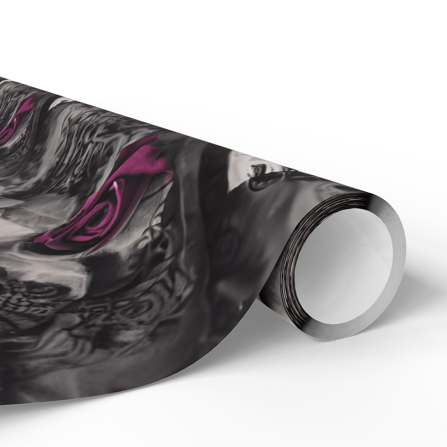 Gothic Skull Wrapping Paper, Unique Gift Wrap, Halloween Decor, Dark Themed Party, Skull Print Gift Wrap, Edgy Wrapping Sheets