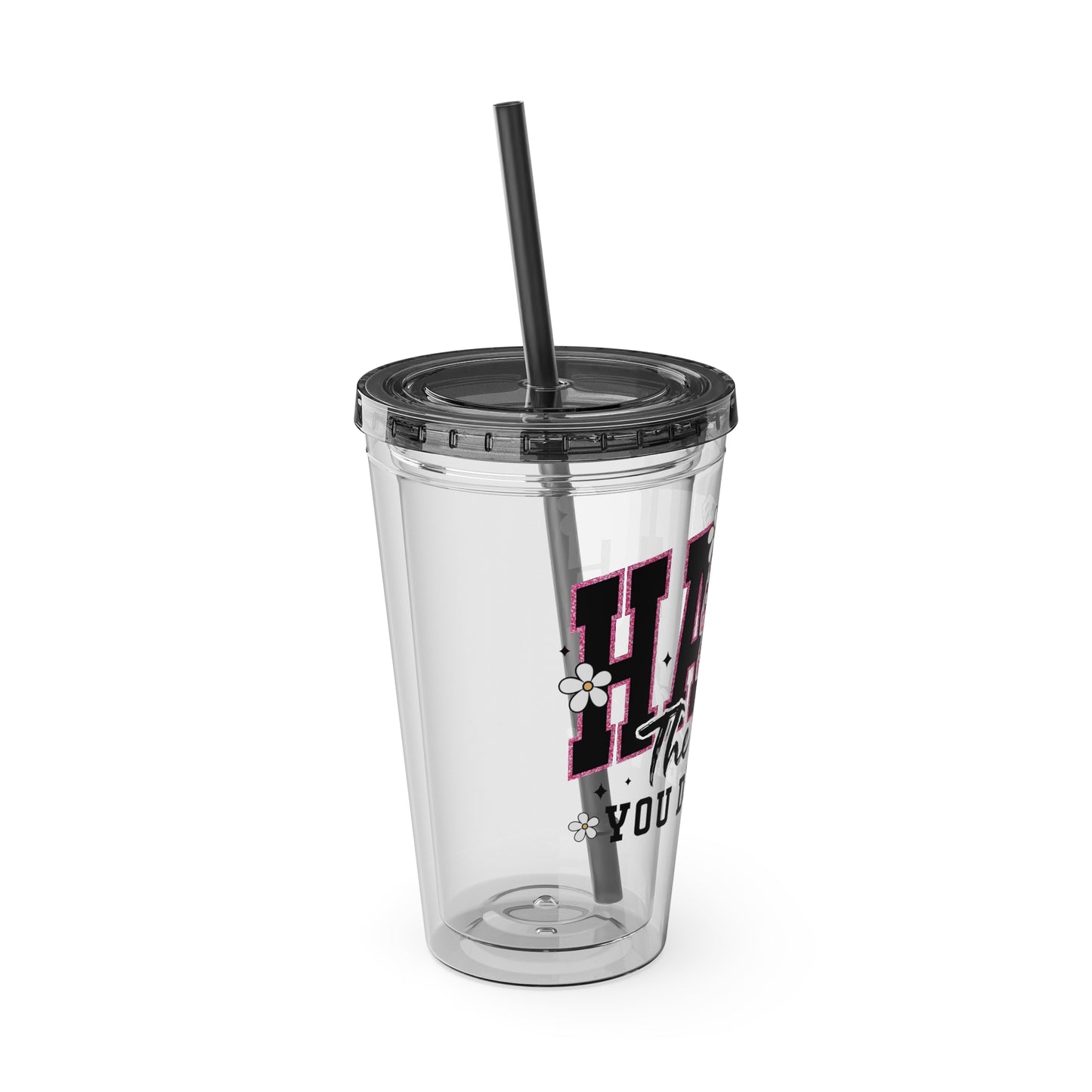 “Have the day you deserve” Tumbler - 16oz Travel Cup, Perfect for Daily Hydration, Inspirational Drinkware, Gift for Friends, Office Use, [...]