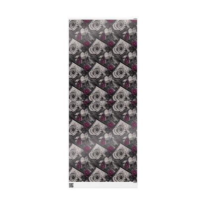 Gothic Skull Wrapping Paper, Unique Gift Wrap, Halloween Decor, Dark Themed Party, Skull Print Gift Wrap, Edgy Wrapping Sheets