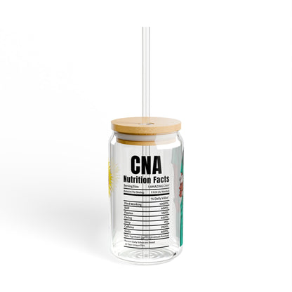 Can nutritional facts label Sipper Glass, 16oz