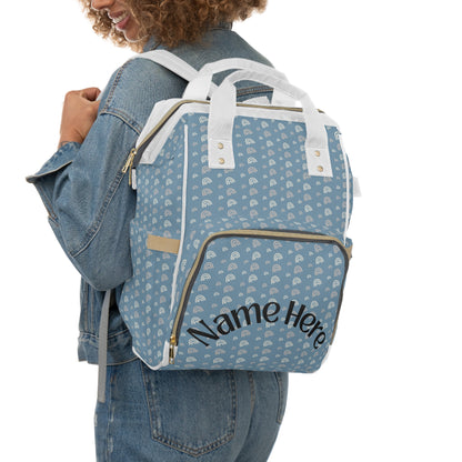 Stylish Multifunctional Diaper Backpack - Personalized Baby Gear