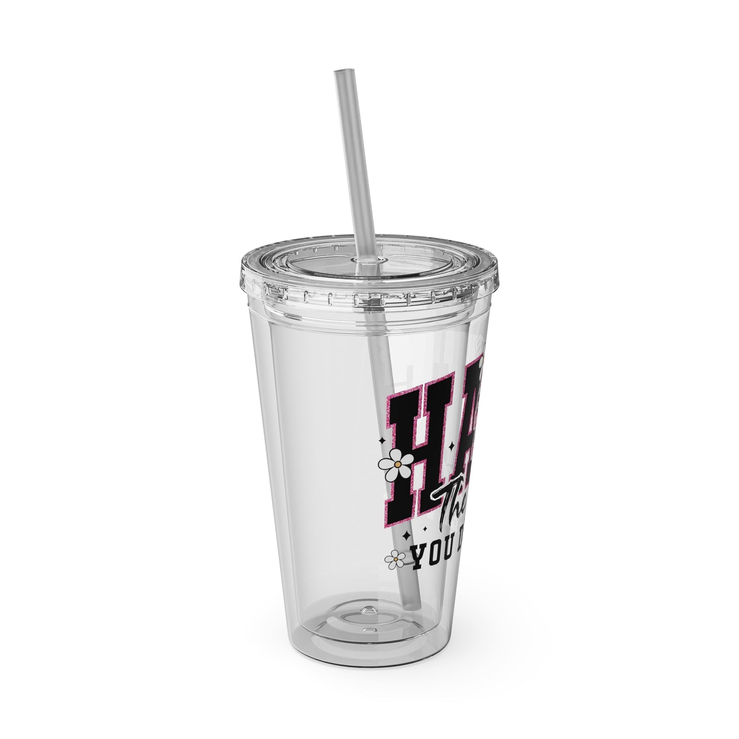 “Have the day you deserve” Tumbler - 16oz Travel Cup, Perfect for Daily Hydration, Inspirational Drinkware, Gift for Friends, Office Use, [...]