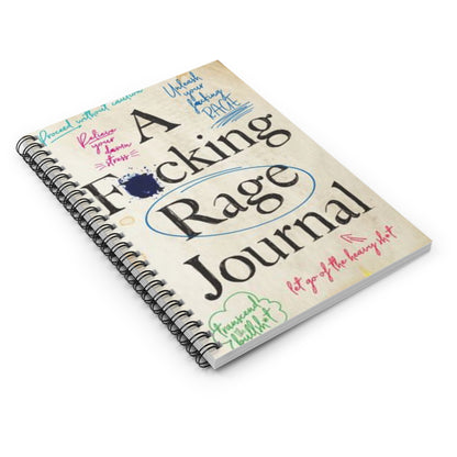 Rage Journal Notebook, Anger Management Diary, Explicit Language Notepad, Swear Word Planner, Emotional Release Bullet Journal