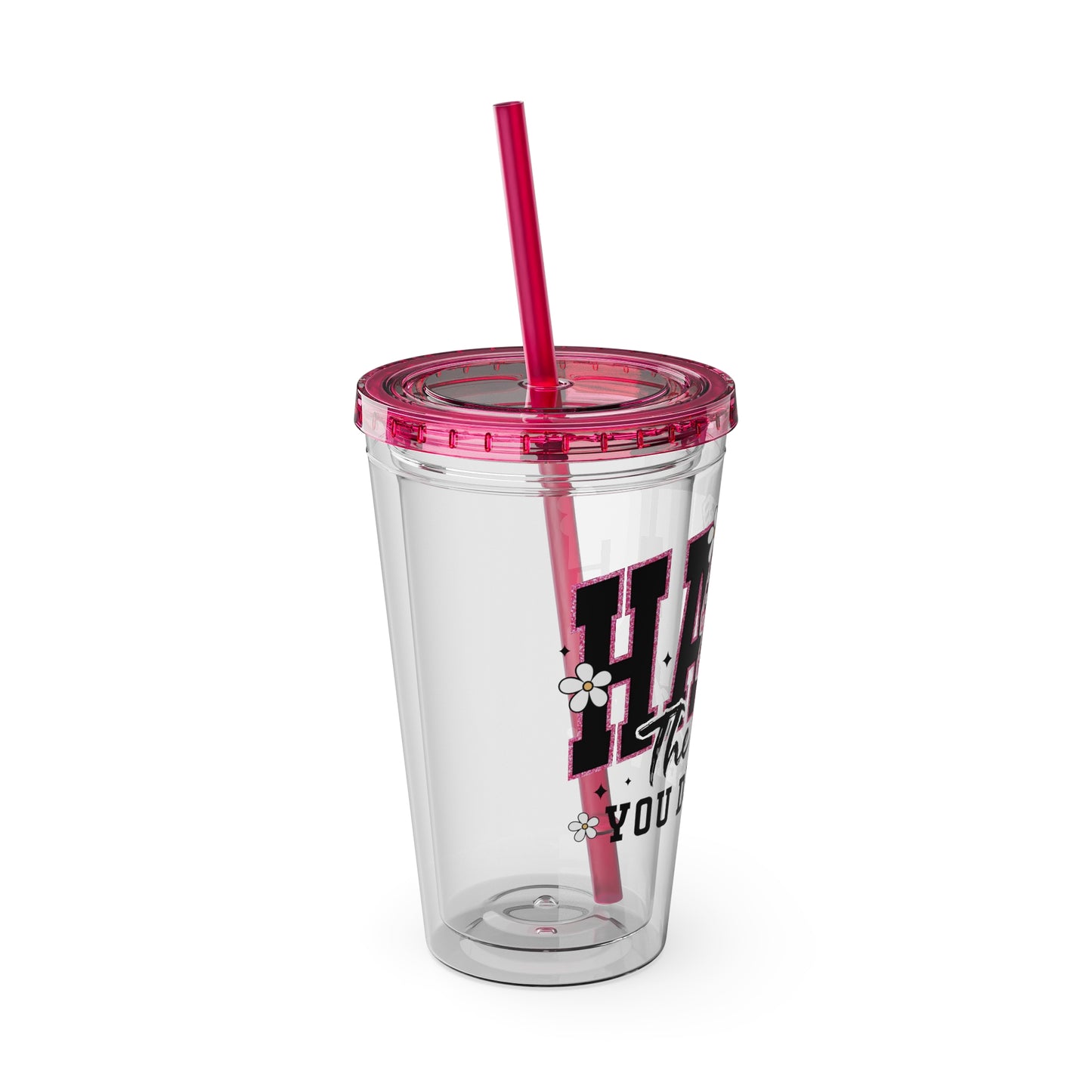 “Have the day you deserve” Tumbler - 16oz Travel Cup, Perfect for Daily Hydration, Inspirational Drinkware, Gift for Friends, Office Use, [...]