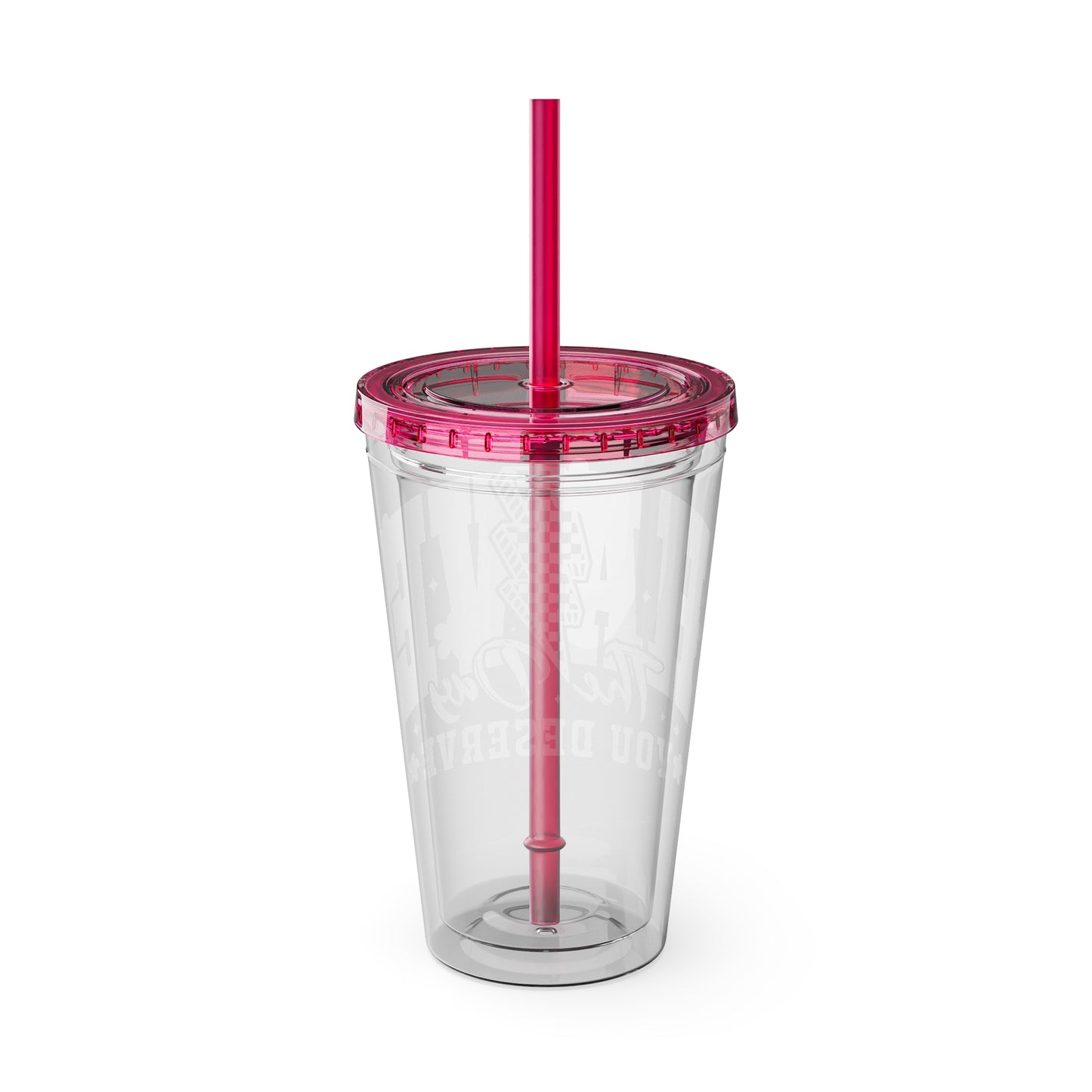 “Have the day you deserve” Tumbler - 16oz Travel Cup, Perfect for Daily Hydration, Inspirational Drinkware, Gift for Friends, Office Use, [...]