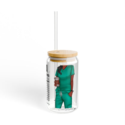 Can nutritional facts label Sipper Glass, 16oz