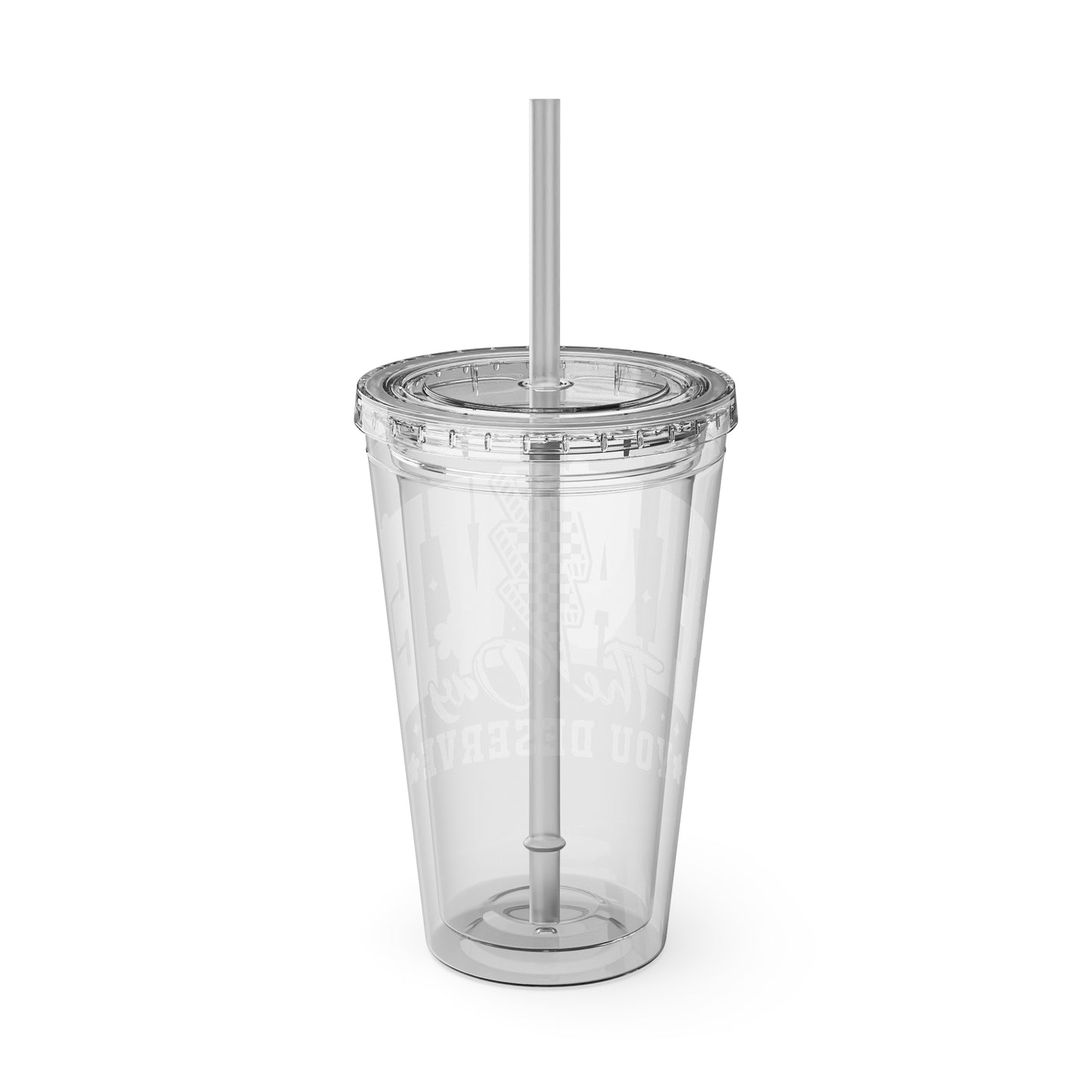 “Have the day you deserve” Tumbler - 16oz Travel Cup, Perfect for Daily Hydration, Inspirational Drinkware, Gift for Friends, Office Use, [...]