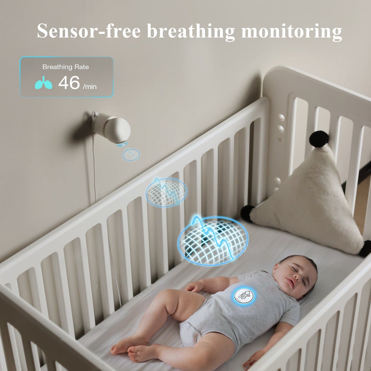 AI 2K PTZ Camera baby monitor
