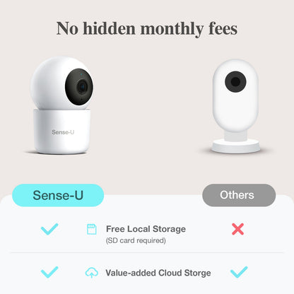 AI 2K PTZ Camera baby monitor