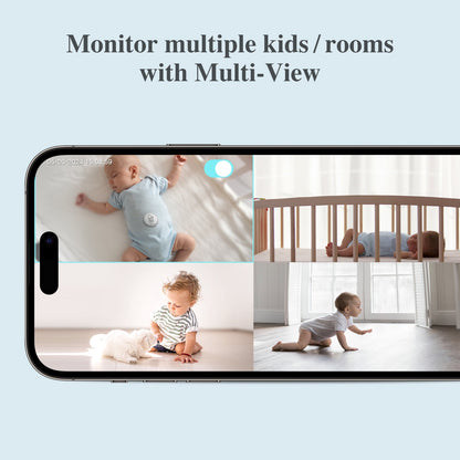 AI 2K PTZ Camera baby monitor