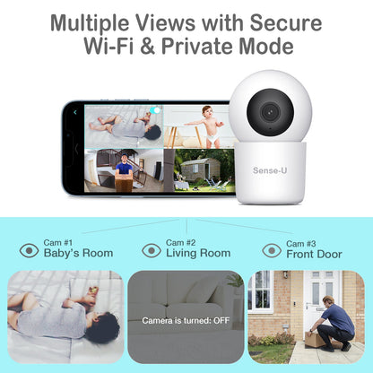 AI 2K PTZ Camera baby monitor