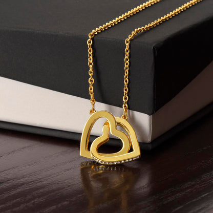 Interlocking Hearts Necklace – Symbolic Double Heart Pendant