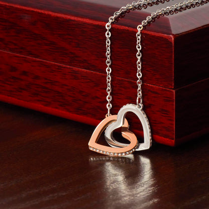 Interlocking Hearts Necklace – Symbolic Double Heart Pendant