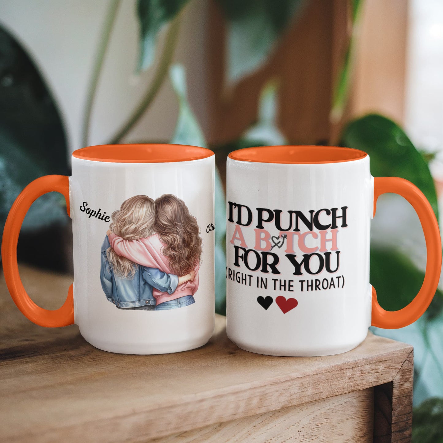 I'd punch a b*tch for you coffee mug
