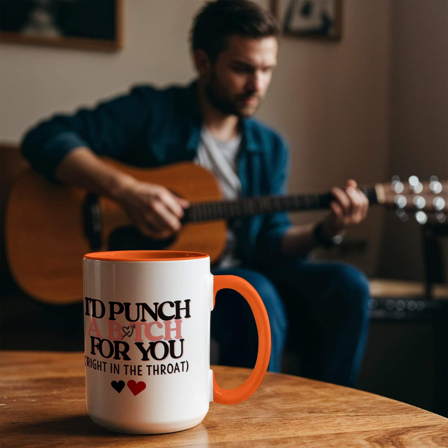 I'd punch a b*tch for you coffee mug