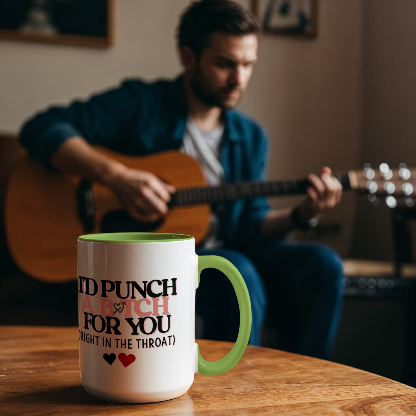I'd punch a b*tch for you coffee mug